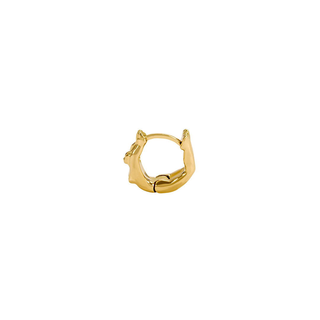 Piercing Paola Vilas de corpo feminino em argola de ouro 18k