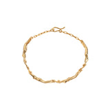 Bracelete Paola Vilas em prata 925 com banho de ouro 18k de corpos femininos em corrente
