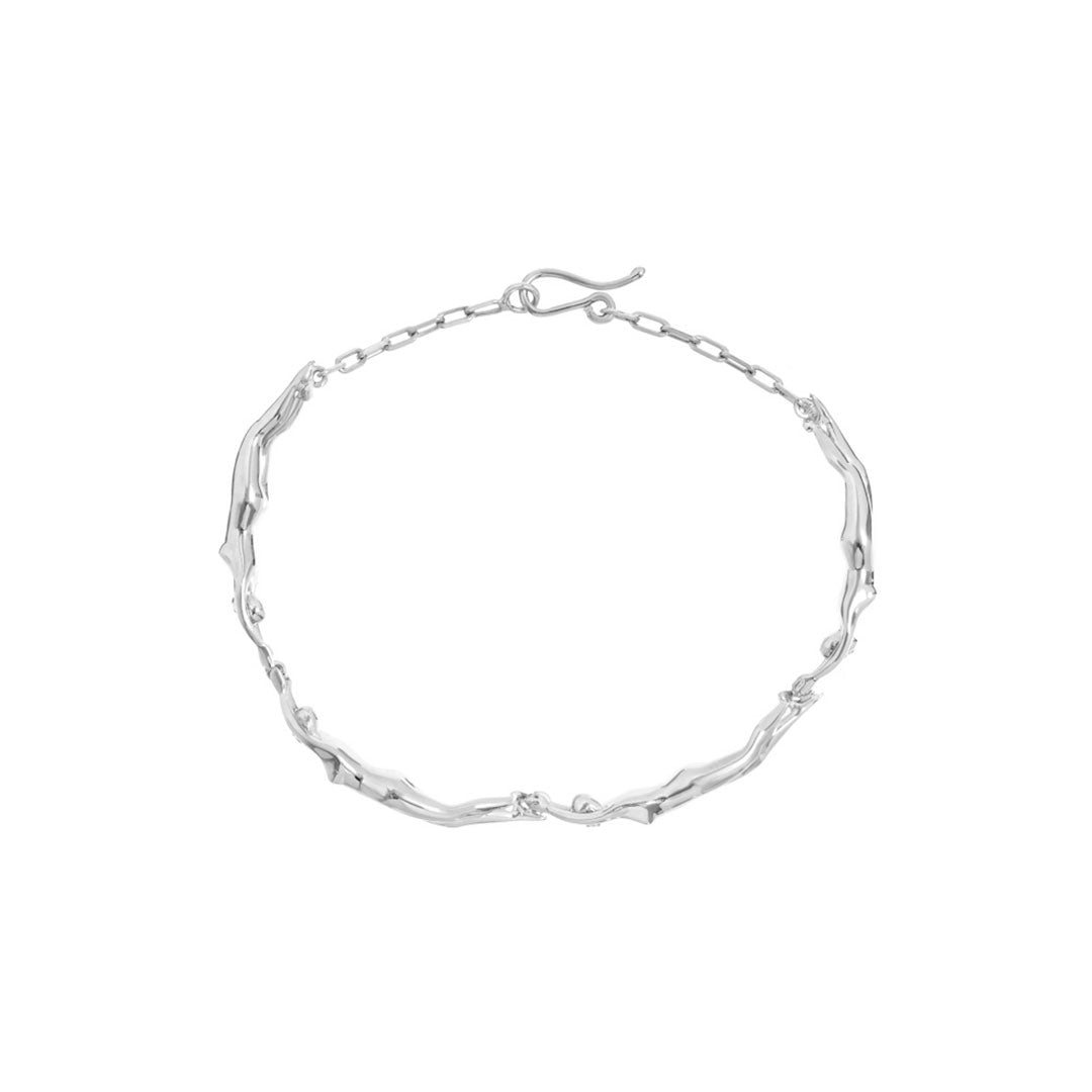 Bracelete Paola Vilas em prata 925 de corpos femininos em corrente