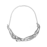 Choker Paola Vilas de corpo feminino em prata 925