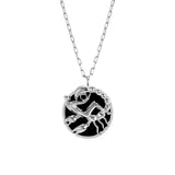 Colar de signo de escorpião em prata 925
