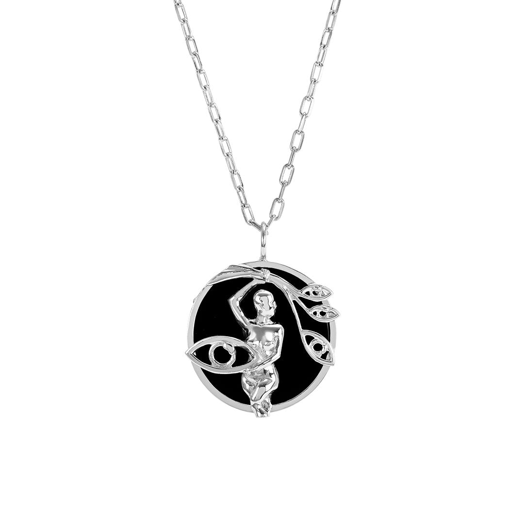Colar de signo de virgem em prata 925
